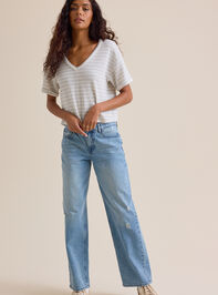 Sheridan V-Neck Top Detail 2 - TULLABEE