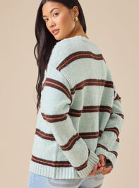 Faye Stripe Sweater Detail 6 - TULLABEE