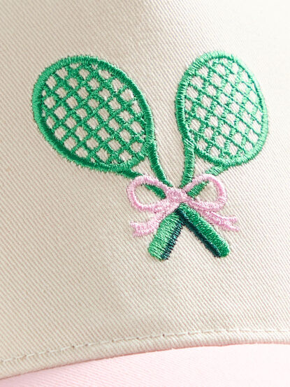 Tennis Bow Trucker Hat - TULLABEE