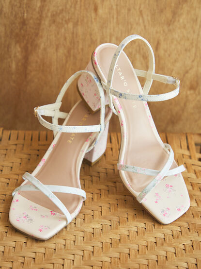 Madilyn Floral Heels - TULLABEE