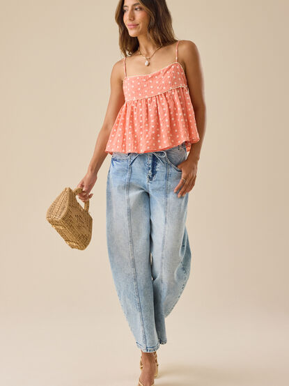 Jianna Floral Babydoll Top - TULLABEE