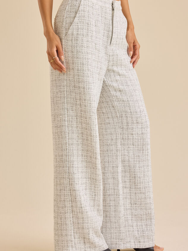 Devyn Tweed Pants Detail 4 - TULLABEE