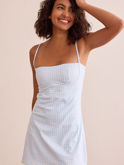 Game On Gingham Dress - TULLABEE