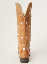 Ditzy Floral Western Boots Detail 4 - TULLABEE