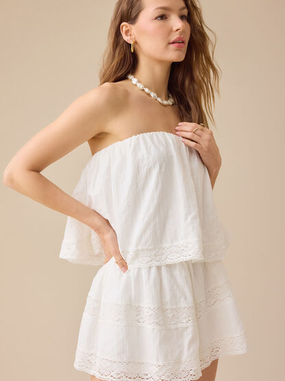 Chlo Strapless Romper - TULLABEE