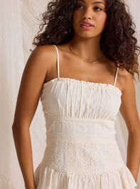 Nina Textured Mini Dress Detail 4 - TULLABEE