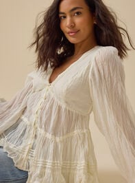 Arden Boho Babydoll Top - TULLABEE