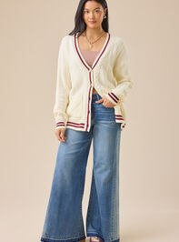 Nara Varsity Cardigan Detail 3 - TULLABEE