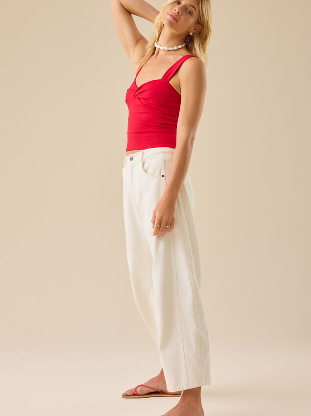 Blake Twist Front Tank Detail 4 - TULLABEE
