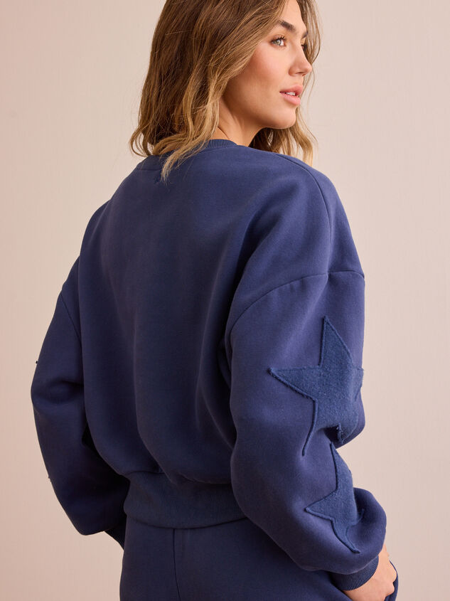 Rising Star Sweatshirt Detail 5 - TULLABEE