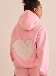 You Are Loved Embroidered Hoodie Detail 4 - TULLABEE