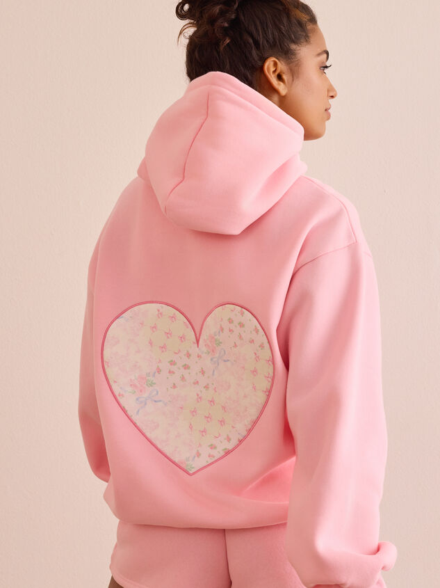 You Are Loved Embroidered Hoodie Detail 4 - TULLABEE