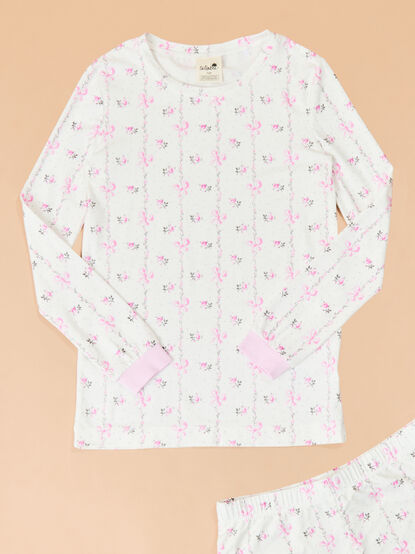 Floral Bow Lounge Set - TULLABEE