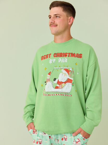Dad Best Christmas By Par Sweatshirt - TULLABEE