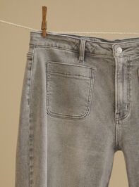 Finley Wide Leg Sailor Jeans Detail 2 - TULLABEE