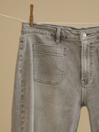 Finley Wide Leg Sailor Jeans - TULLABEE