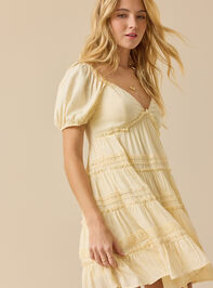 Marcie Tiered Mini Dress Detail 4 - TULLABEE