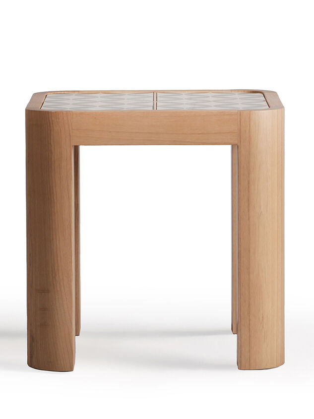 Audrey Wood Side Table Sage - TULLABEE