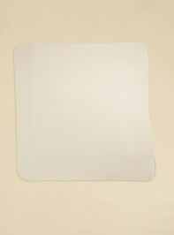 Neutral Ribbed Swaddle Detail 3 - TULLABEE