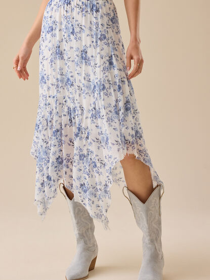 Embry Floral Midi Skirt - TULLABEE