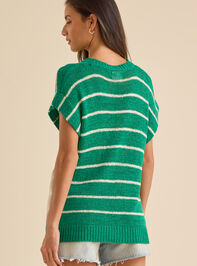Julia Striped Sweater Detail 4 - TULLABEE