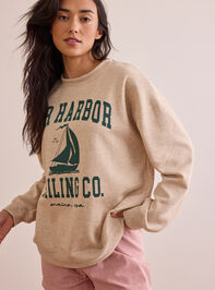 Sailing Co Sweatshirt Detail 3 - TULLABEE