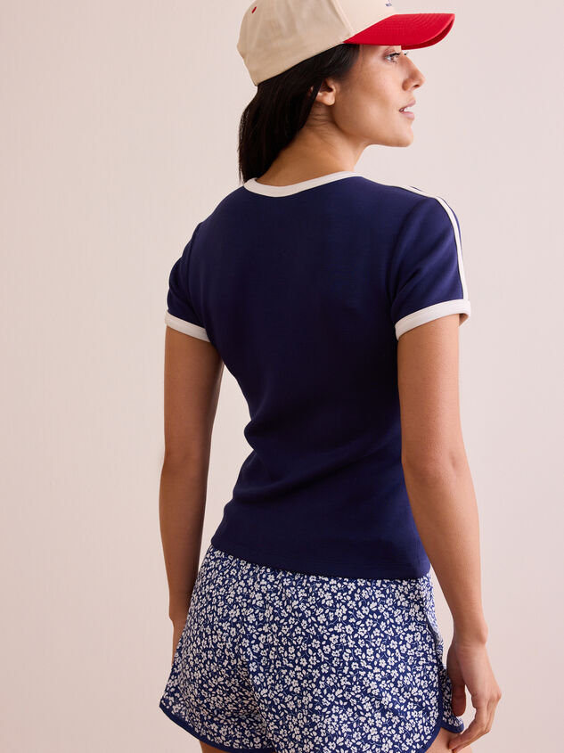 Goal Getter Fitted Tee Detail 4 - TULLABEE