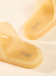 Glimma Jelly Buckle Sandal Detail 3 - TULLABEE