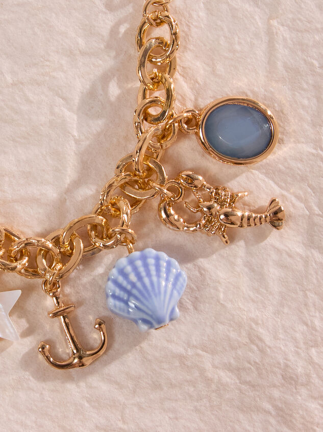 Nautical Charm Bracelet Detail 3 - TULLABEE