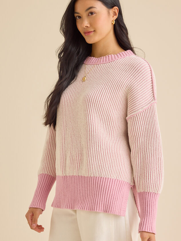 Alison Matte Chenille Pullover Detail 3 - TULLABEE