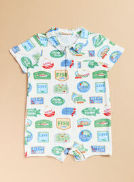 Bait Shop Sign Romper - TULLABEE