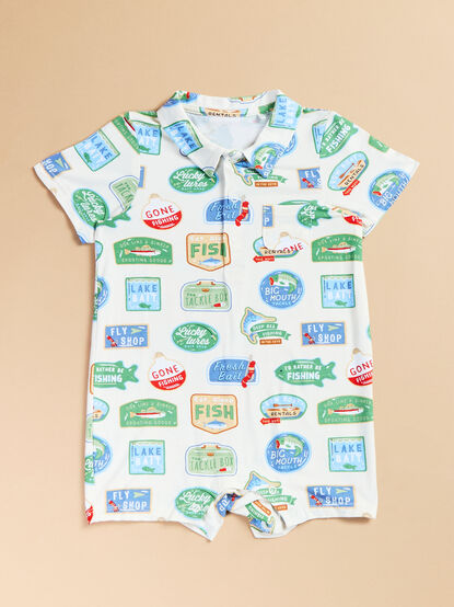 Bait Shop Sign Romper - TULLABEE