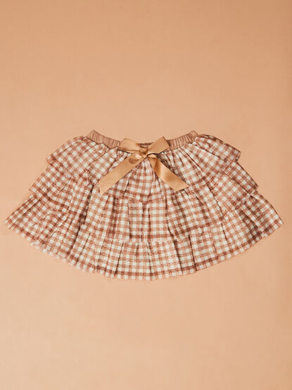 Gigi Gingham Bow Tutu - TULLABEE