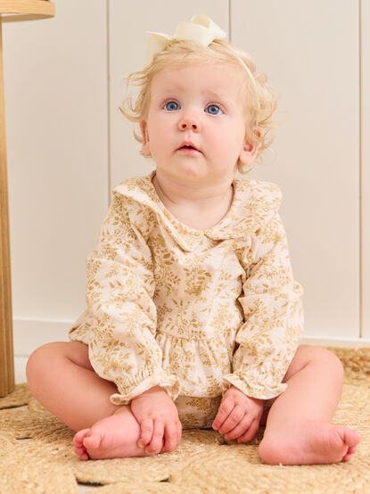 Hettie Collared Long Sleeve Bubble - TULLABEE