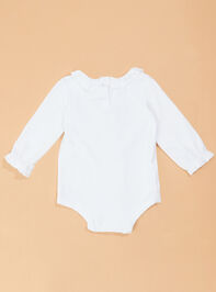 Rowan Bodysuit with Tiered Plaid Skirt Set Detail 4 - TULLABEE