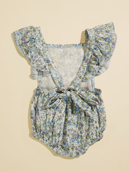 Darcy Floral Ruffle Bubble - TULLABEE