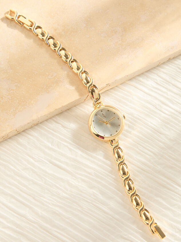 Dainty Twist Gold Watch - TULLABEE