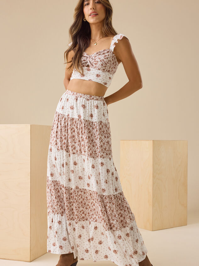 Arabella Floral Maxi Skirt - TULLABEE