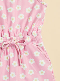 Olivia Daisy Athletic Romper Detail 2 - TULLABEE