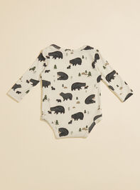 Black Bear Bodysuit Detail 2 - TULLABEE