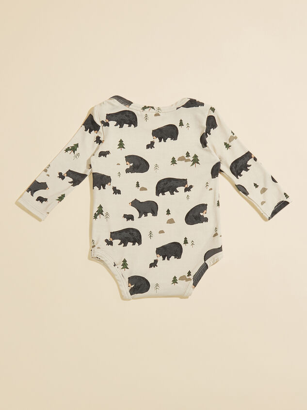 Black Bear Bodysuit Detail 2 - TULLABEE