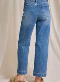 Brett Wide Leg Jeans Detail 6 - TULLABEE