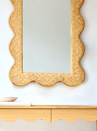 Calia Rattan Mirror Detail 2 - TULLABEE