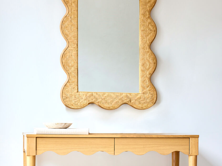Calia Rattan Mirror - TULLABEE - 