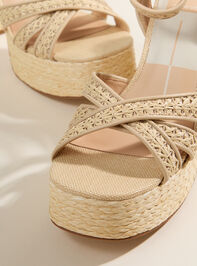 Danila Woven Block Heel Detail 3 - TULLABEE