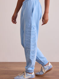 Summer Paradise Fleece Jogger Detail 3 - TULLABEE