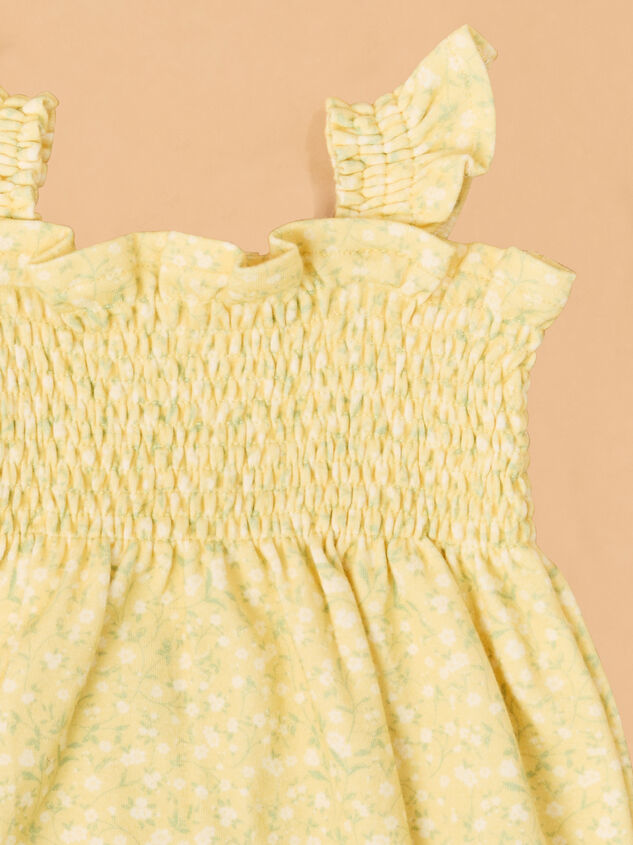 Amy Floral Smocked Bubble Detail 2 - TULLABEE