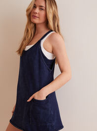 Hang Tough Denim Mini Dress Detail 3 - TULLABEE