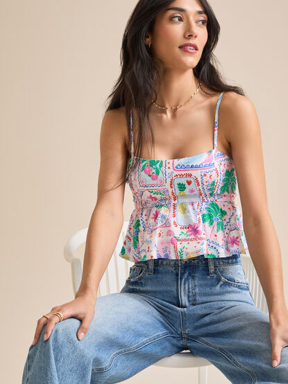 Larissa Tie Back Tank - TULLABEE