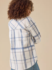 Esme Plaid Fleece Jacket Detail 4 - TULLABEE